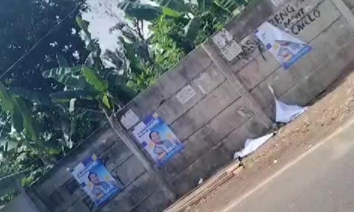 Banner Milik Calon Walikota Bandarlampung Dirusak OTK, Refky , Akan Kami Selidiki dan Awasi