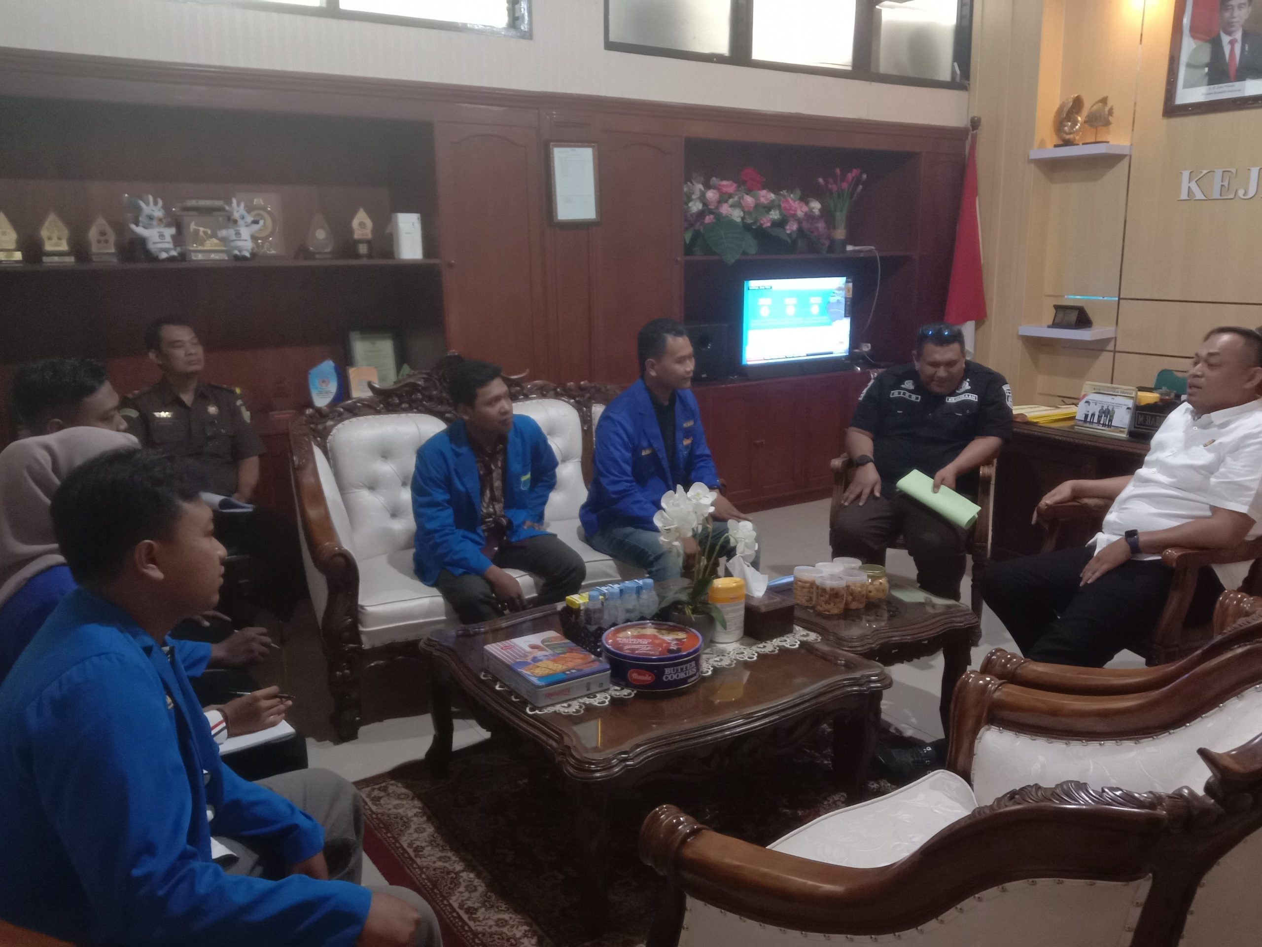 PC PMII Blora Audiensi Terkait Dana Honorarium Narsum DPRD Blora 2021