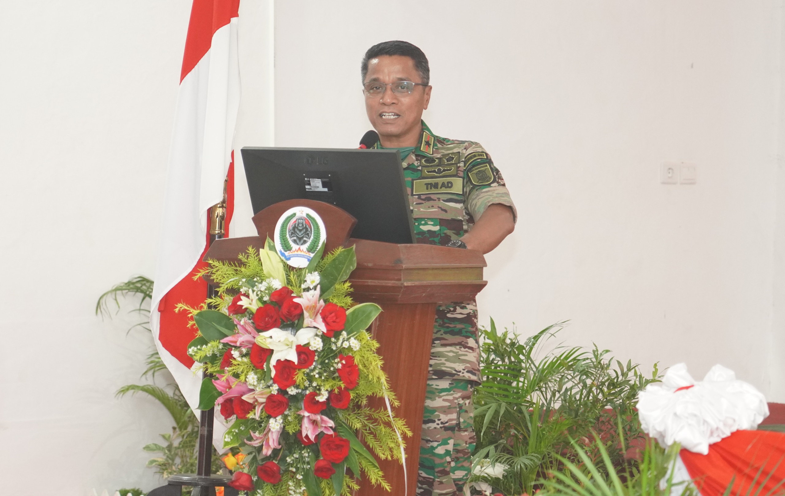Kunjungi Kodim 0906/KKR, Danrem 091/ASN Sebut Program Ketahanan Pangan dan Tekankan Netralitas TNI