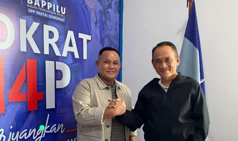 Nanang Ermanto Bertemu Ketua Bapilu DPP Partai Demokrat, Andi Arief