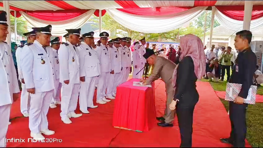 46 Kades di Dua Kecamatan Resmi di Kukuhkan Perpanjangan Masa Jabatan Jadi 8 Tahun Dari 6 Tahun