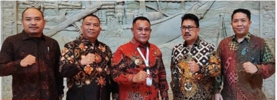 Bupati Nanang Ermanto Didampingi Sekda Thamrin Hadiri Acara Penyampaian Hasil Pemeriksaan BPK RI