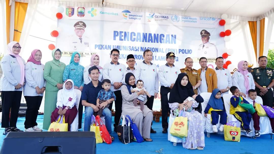 Pekan Imunisasi Polio Provinsi Lampung Bakal di Gelar di Lamsel