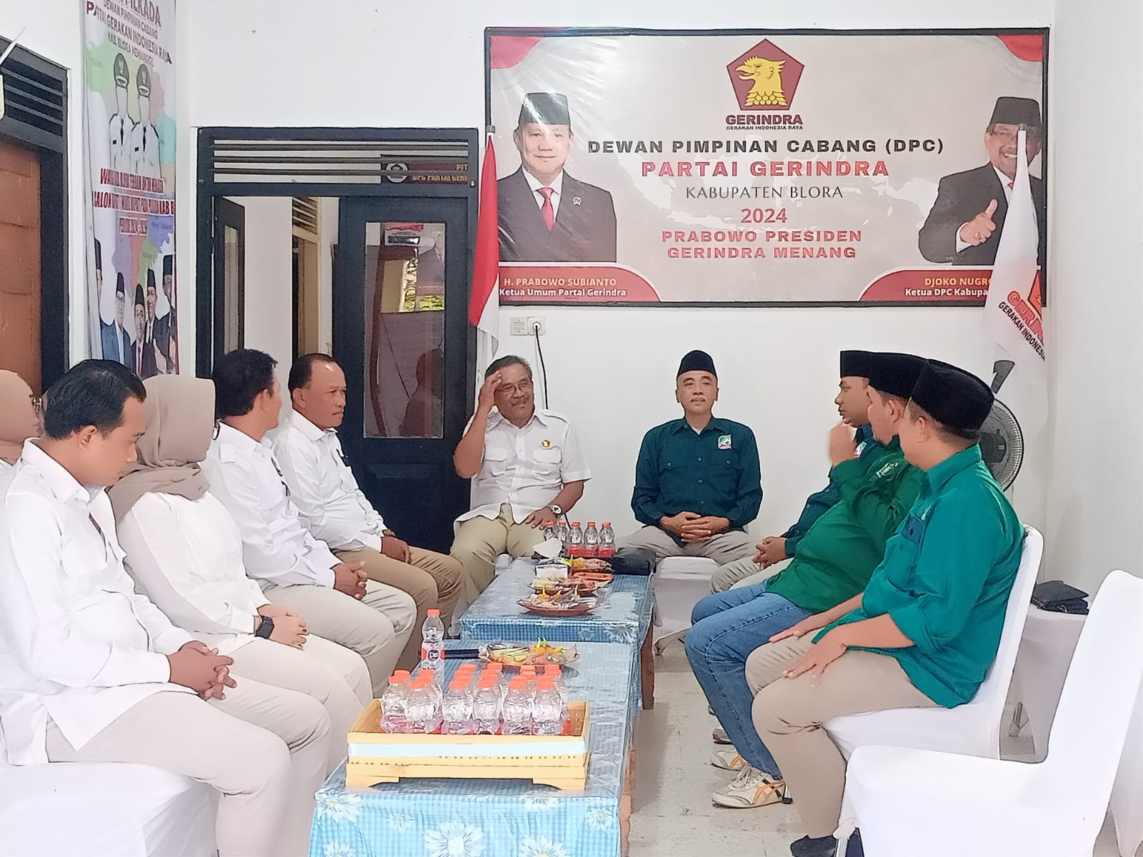 Menghadapi Pilkada 2024 Partai PKB Silaturahmi ke DPC Partai Gerindra Blora 