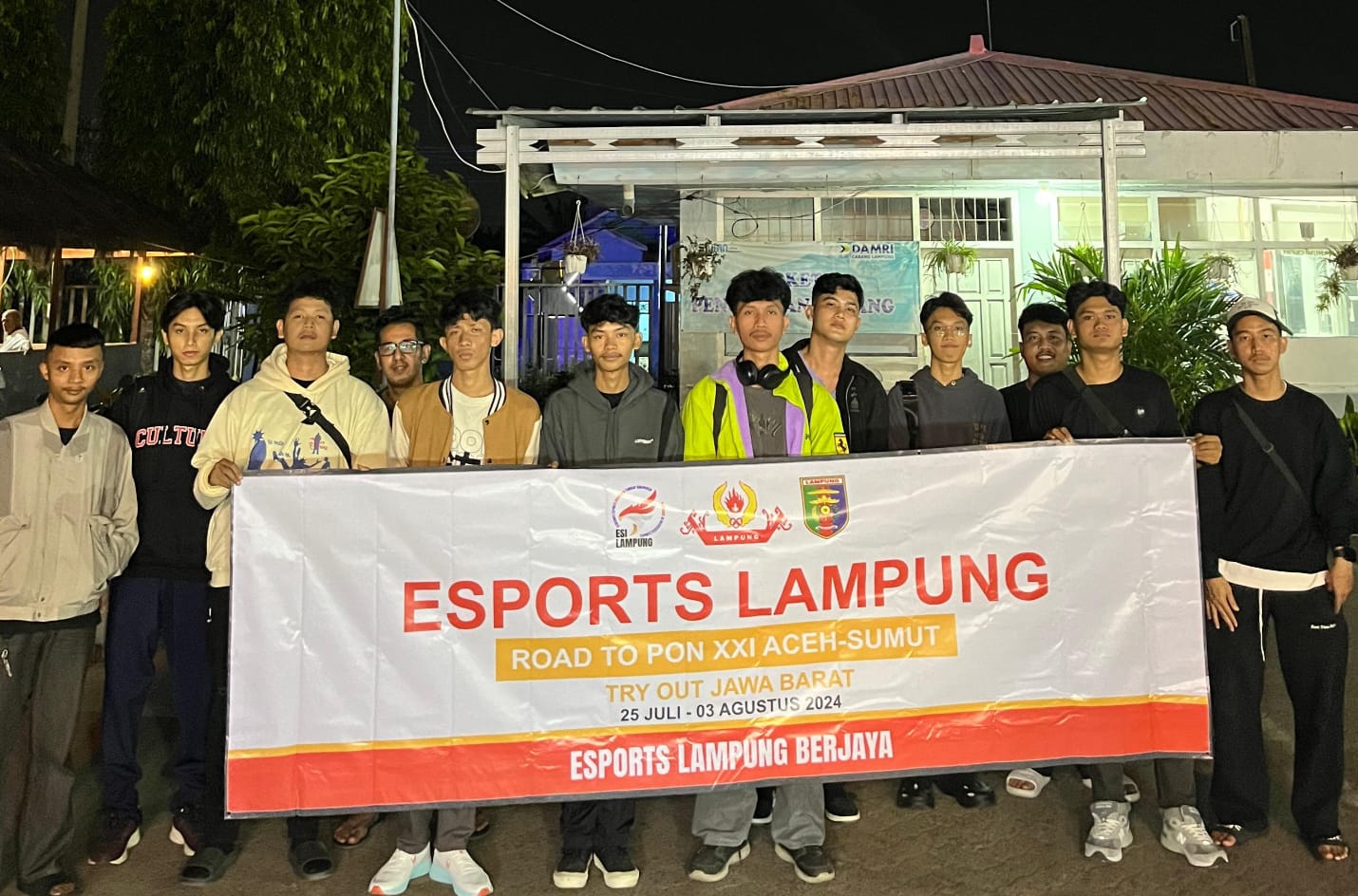 Tryout ke Jabar, Esport Lampung Siap Hadapi PON XXI Aceh-Sumut