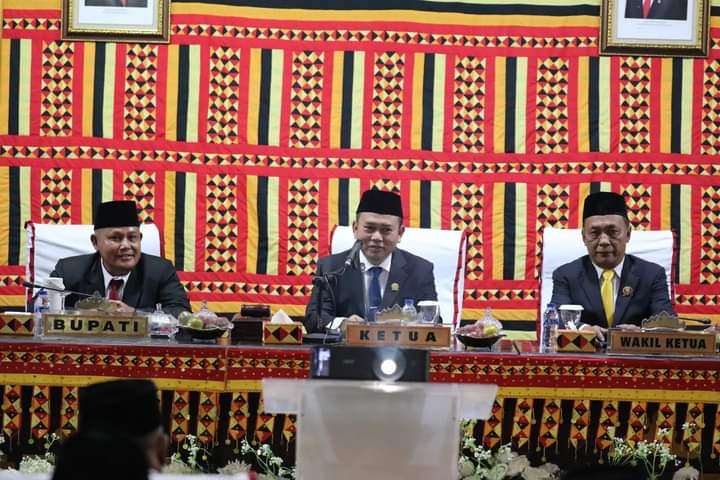 DPRD Lamsel Gelar Rapat Paripurna Dengan Agenda Mendengarkan Pidato Kenegaraan Presiden RI