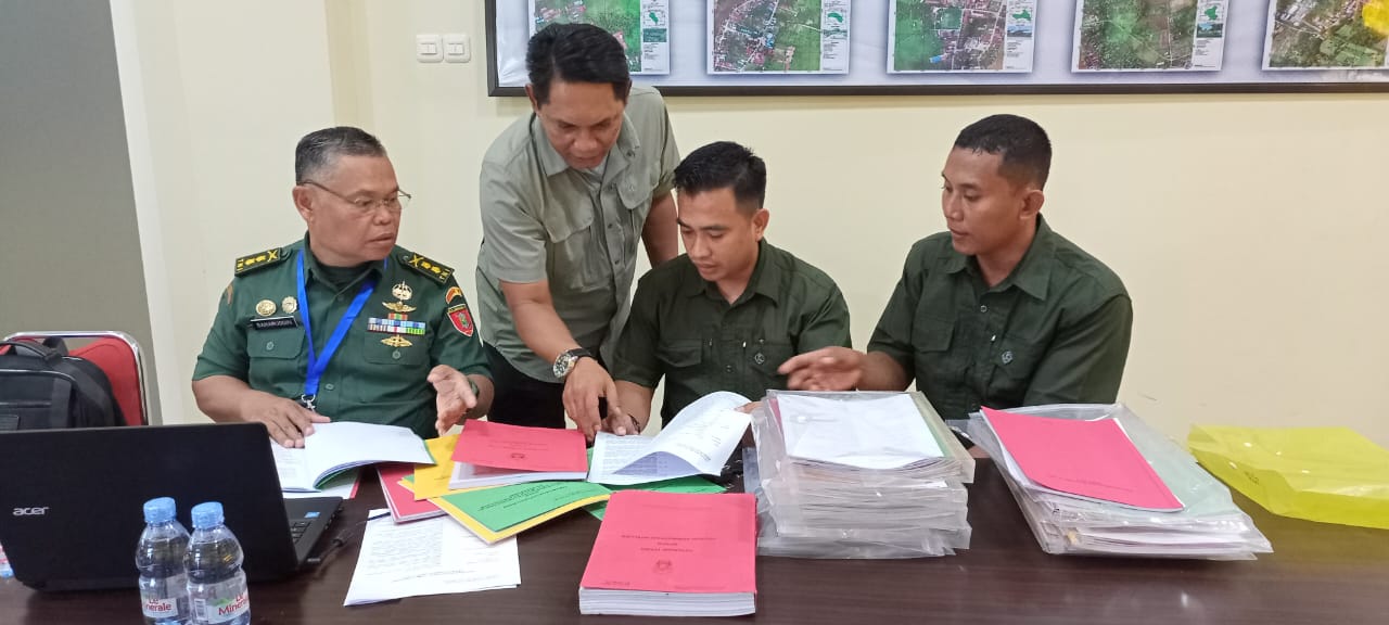 Kodim 0906/Kkr Terima Kunjungan Kerja Tim wasrik current audit itdam VI/Mlw