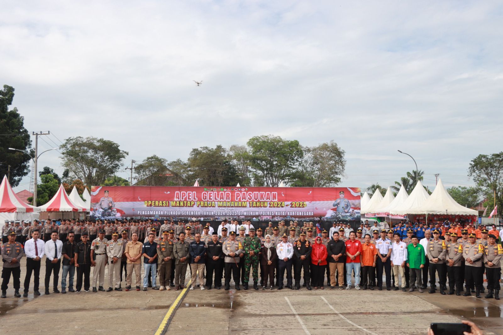 Apel Gelar Pasukan Dalam Rangka Pengamanan Pilkada Serentak