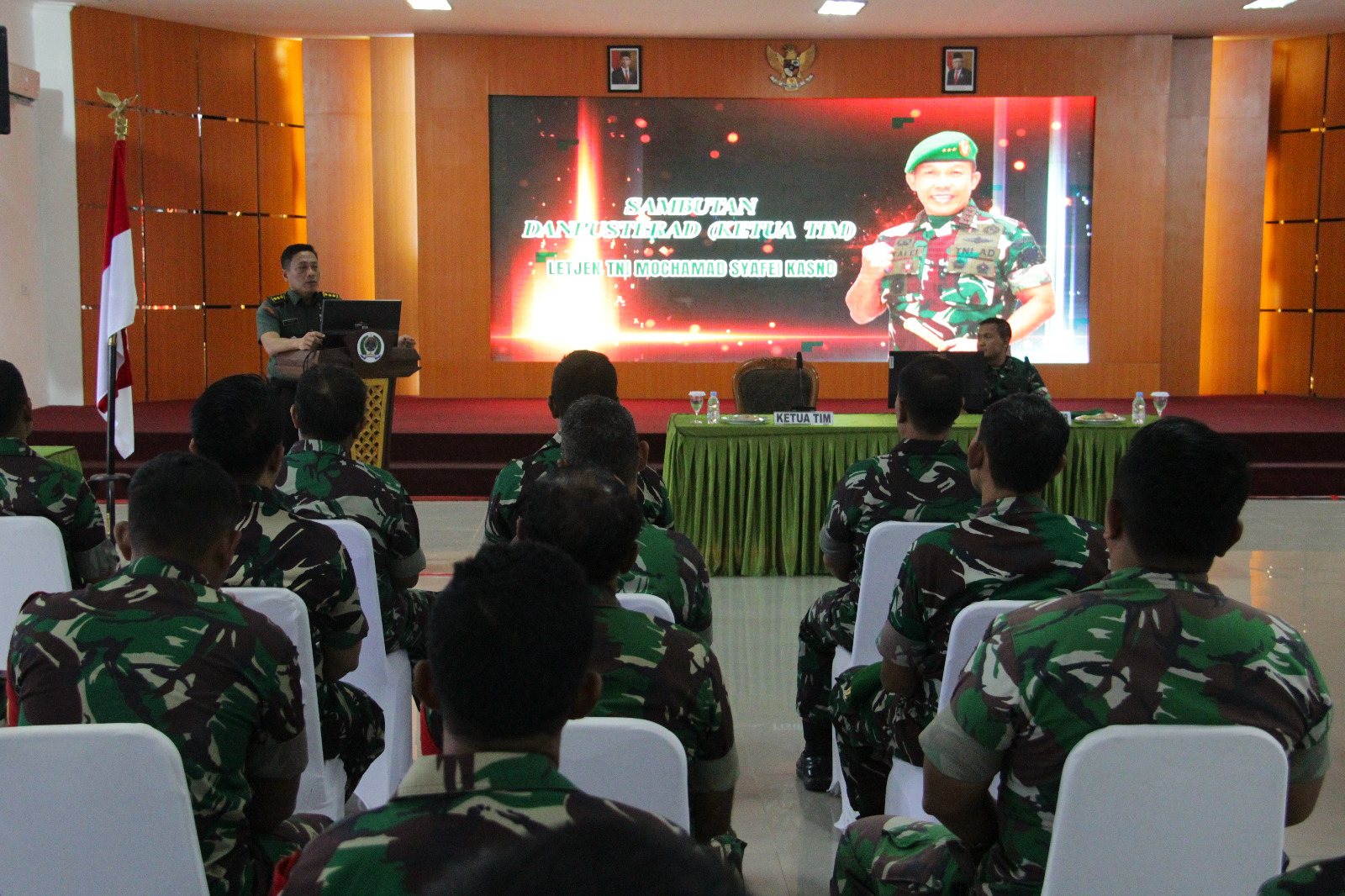 Tim Wasgiat Progja Pusterad Kunjungi Kodim 0906/Kkr