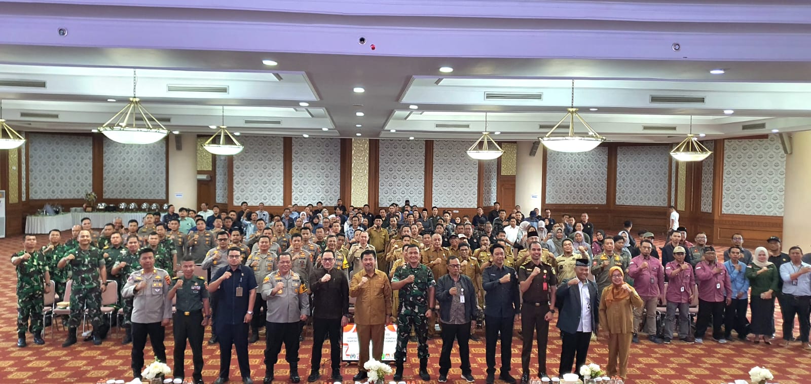 Dandim 0906/Kkr Hadiri Rapat Koordinasi Lintas Sektoral Daerah Dalam Rangka Pilkada Serentak