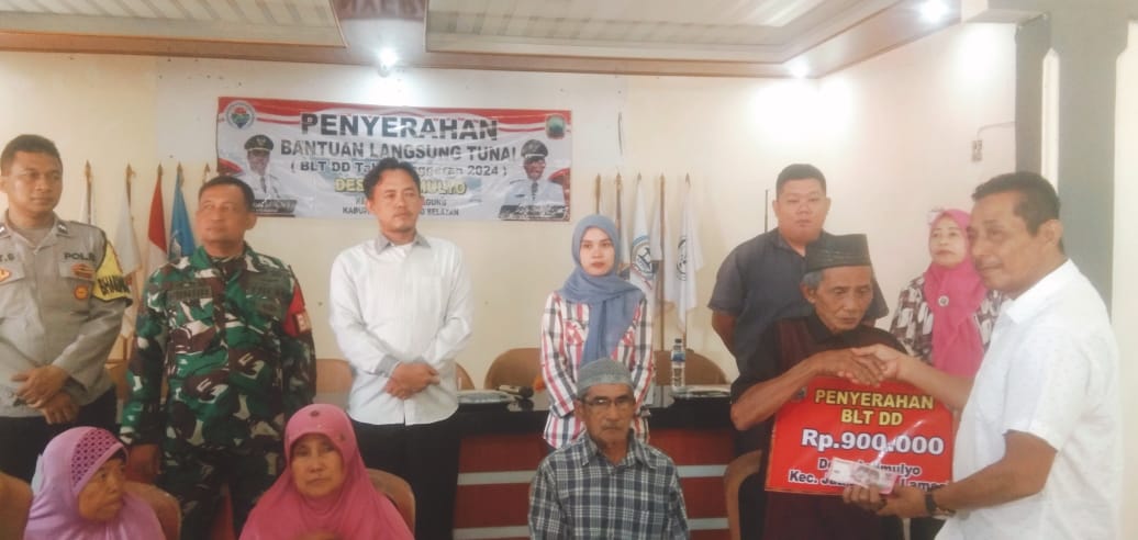 Pemdes Jatimulyo Salurkan BLT DD Tahap III Ta-2024
