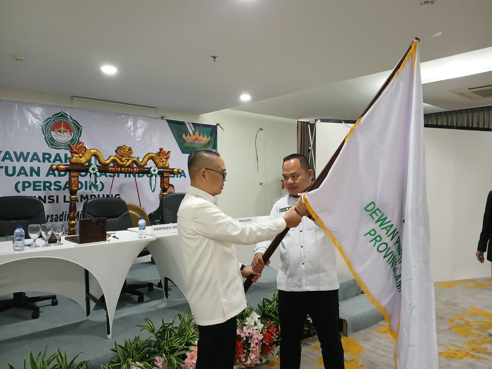 Benny HN Mansyur, SH, MH Terpilih Secara Aklamasi Pimpin DPW Persadin Lampung