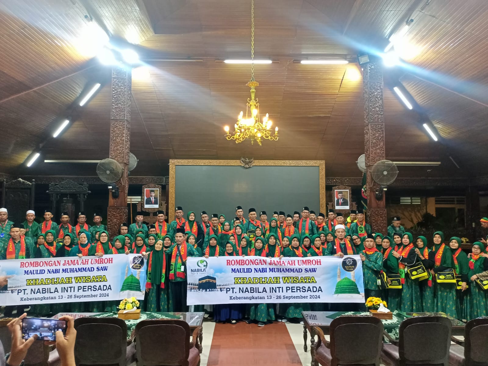 90 Puluh Jama’ah Dari Biro Ibadah Umrah Khadijah Wisata Berangkat Dari Pendopo Bupati Blora 