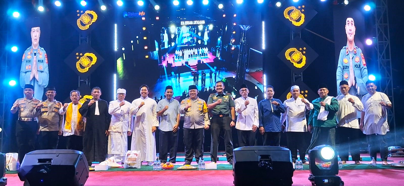 Dandim 0906/Kkr Hadiri Doa Bersama Lintas Agama Jelang Pelaksanaan Pilkada Serentak