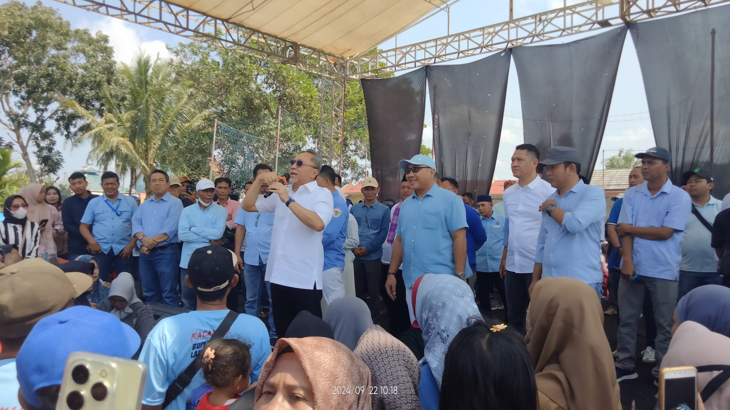 Zulhas Ajak Masyarakat Pilih Pasangan Calon Bupati Egi-Syaiful