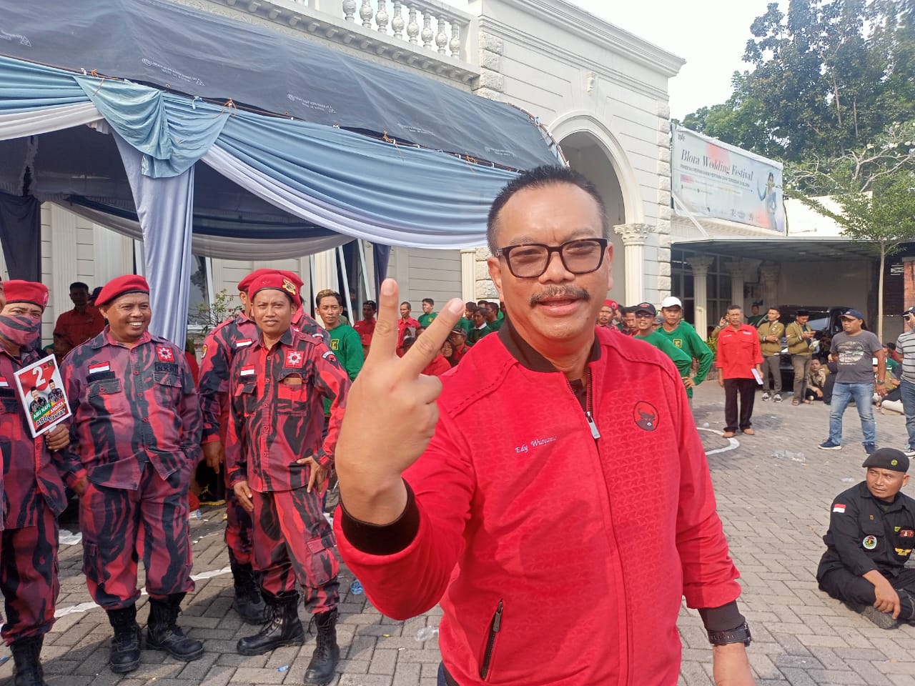 Anggota DPR-RI Edy Wuryanto Menyakini Paslon Pilkada Nomer Urut 2 Adalah Victory Kemenangan