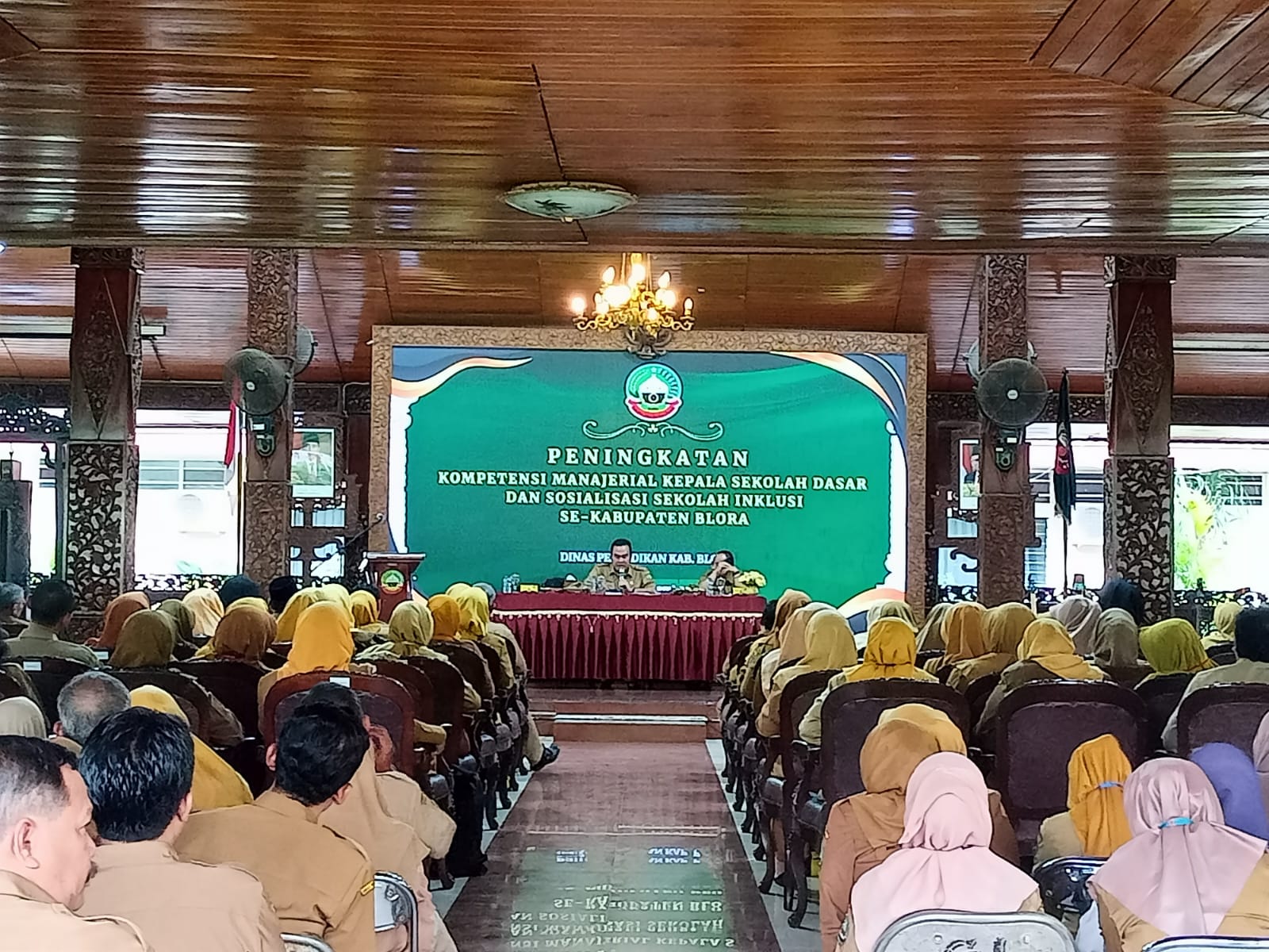 Disdik Rapat Peningkatan Kompetensi Manajerial Kepala Sekolah se-Kabupaten Blora 