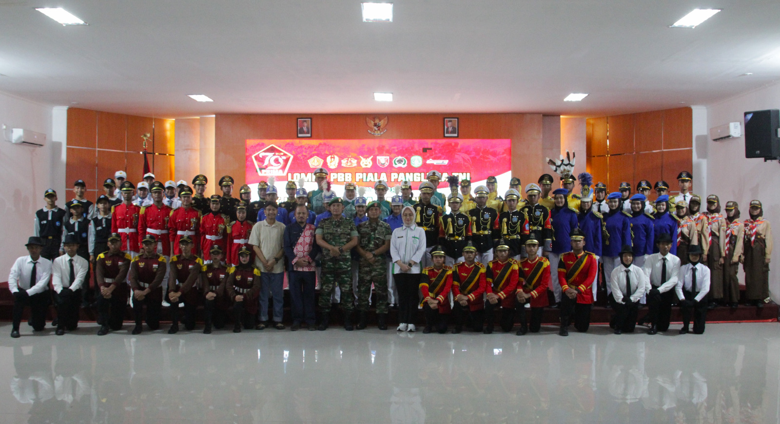 Antusias Para Pelajar Dalam Mengikuti Lomba PBB Yang Di Gelar Kodim 0906/Kkr