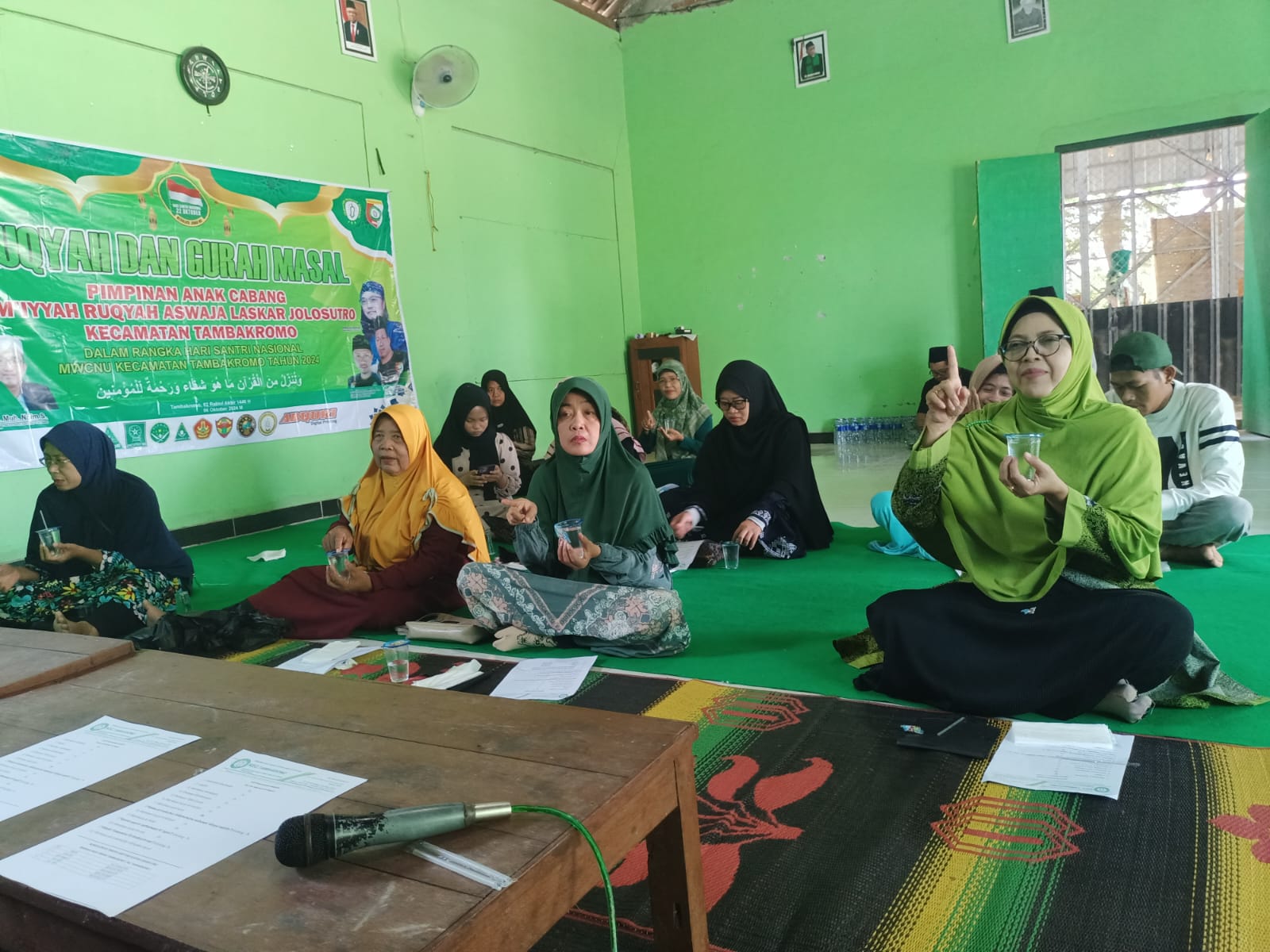 Meriahkan Hari Santri Nasional, MWCNU Gelar Ruqyah Dan Gurah Masal