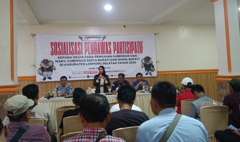 Bawaslu Lamsel Ajak Insan pers Awasi Pilkada