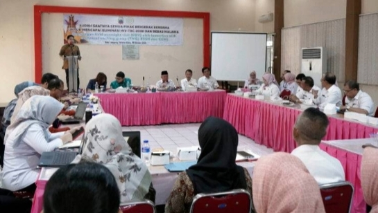 Pemkab Lamsel Terima Kunjungan Tim FOV Kemenkes
