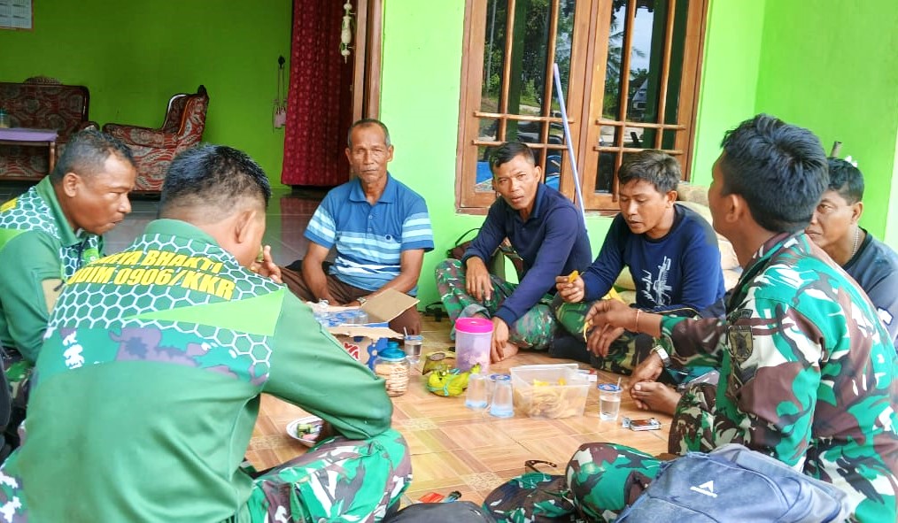 Komitmen Bersama Sukseskan Program TMMD ke-122 Kodim 0906/Kkr di Desa Kerta Buana