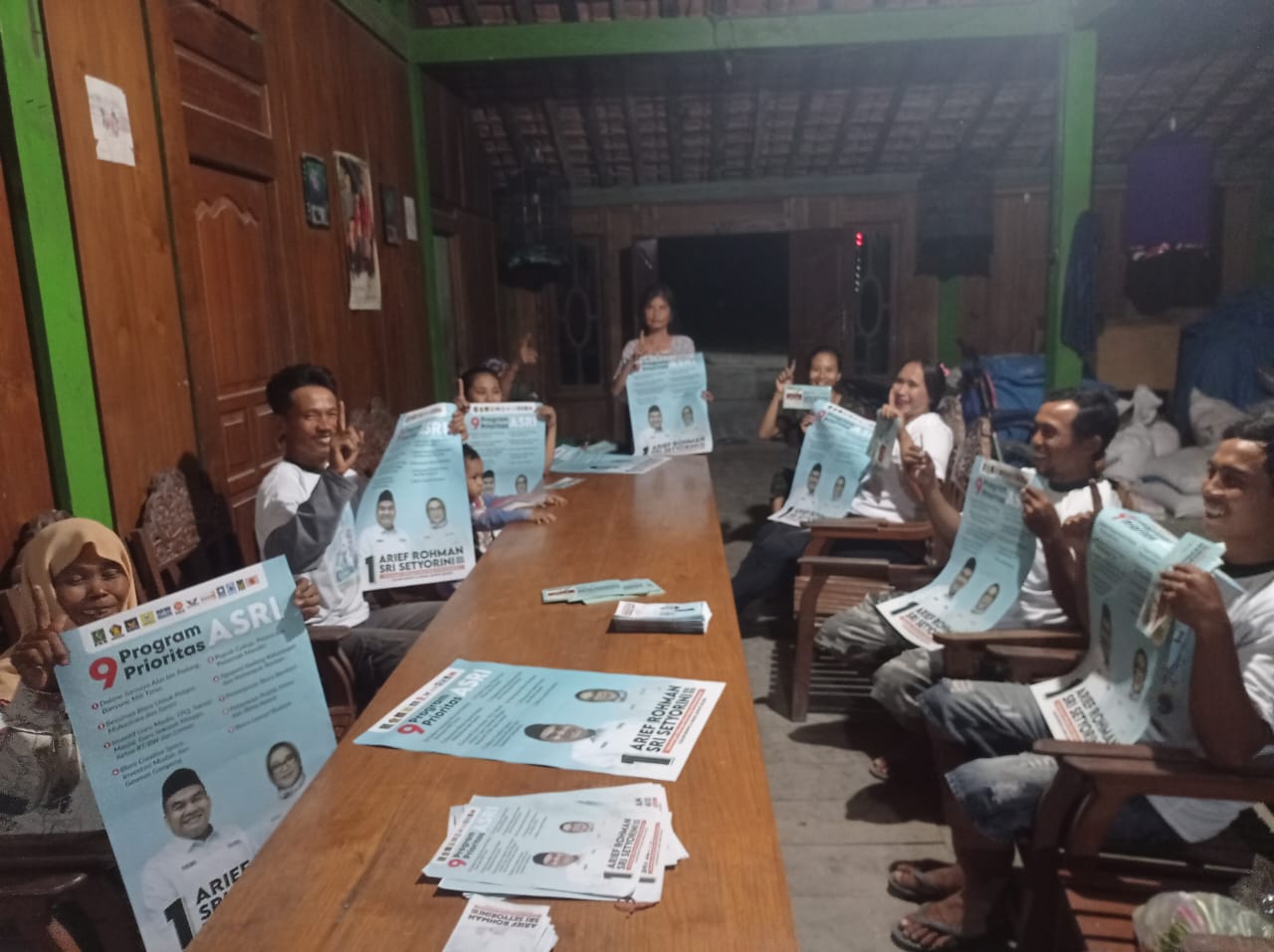 Relawan Rumah Juang ASRI Tak Lelah Bergerak Tolak Black Campaign di Pilkada Blora 2024