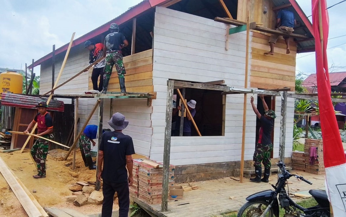 Sasaran TMMD Kodim 0906/Kkr, Rehab Rumah Menjadi Layak Huni