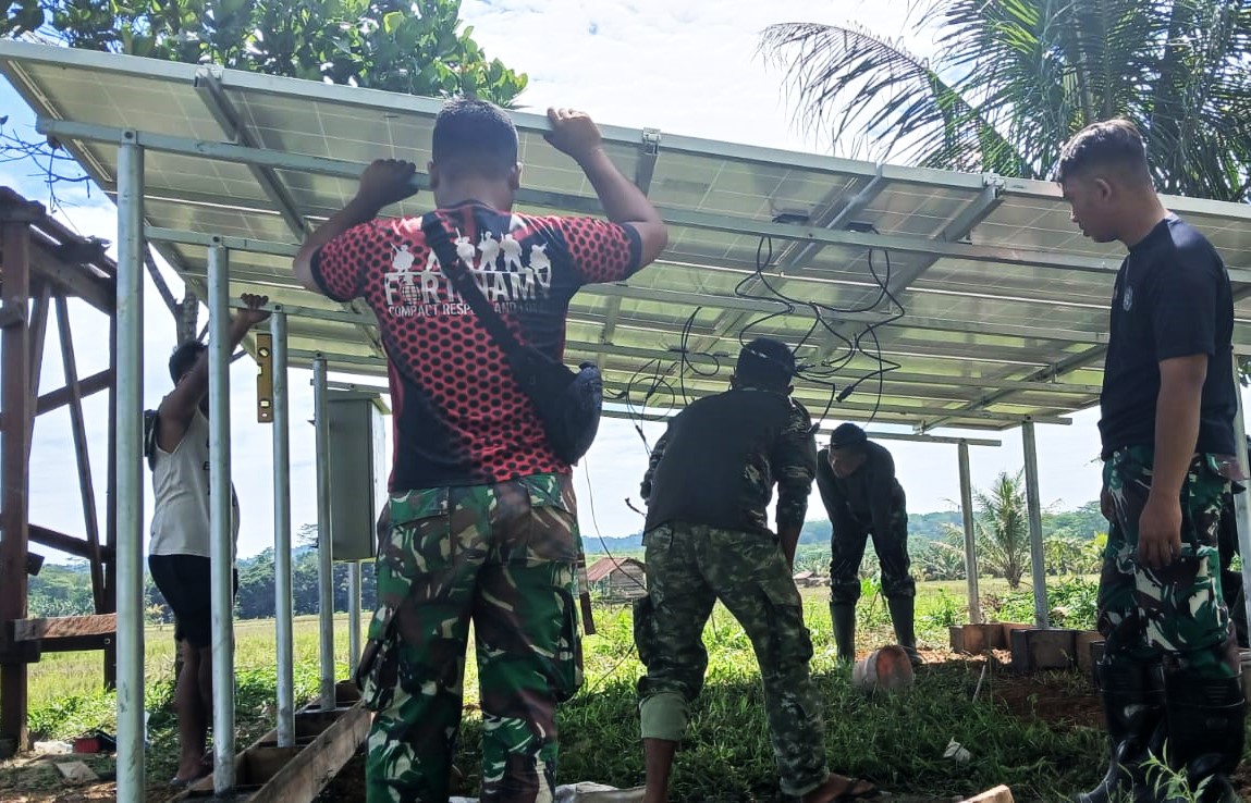 Pembangkit Listrik Tenaga Surya, Sumur Bor Pertanian TMMD Berbasis Energi Terbarukan