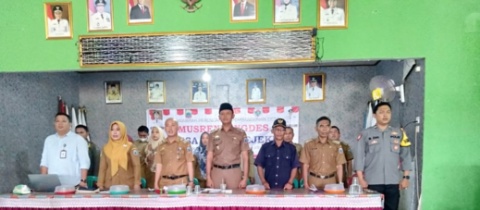 Pemdes Sinar Rejeki Gelar MusrenBangDes Ta-2025