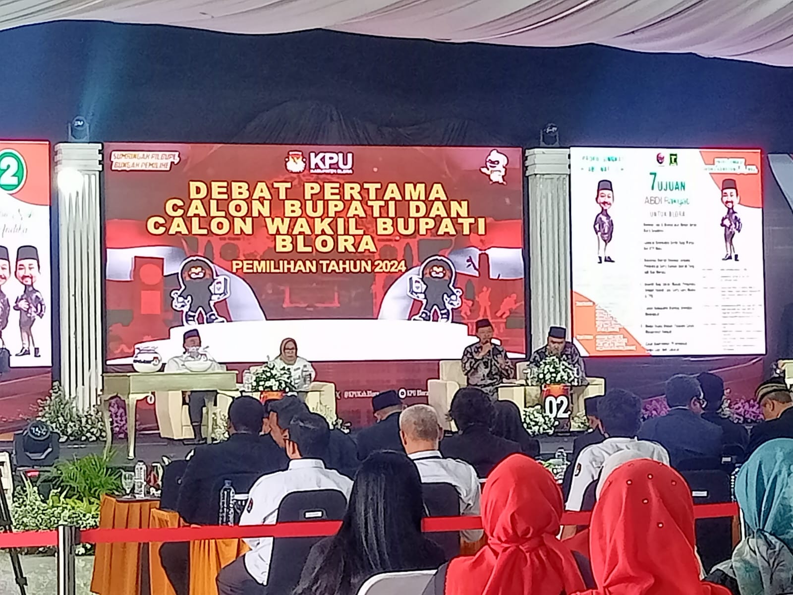 KPU Blora Gelar Debat Perdana Jelang Pilkada 27 November Mendatang