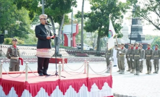 Pemkab Lamsel Gelar Upacara HUT Ke-68
