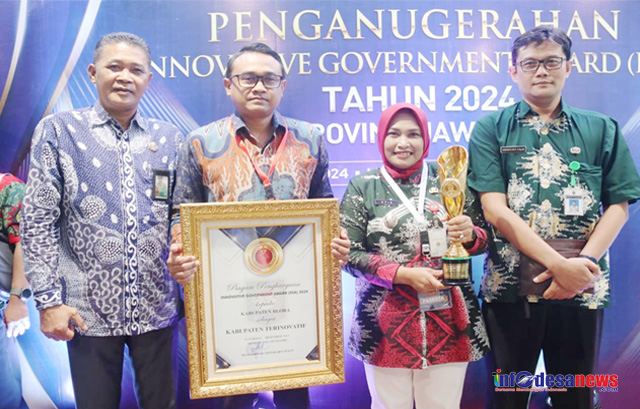 Kado HUT ke-275, Blora Kembali Raih Penghargaan Kabupaten Terinovatif  