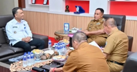 Bupati Nanang Terima Kunjungan BNNK Lamsel