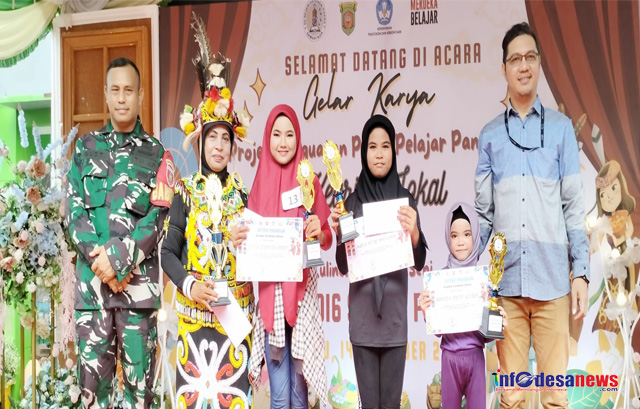 SD Negeri 016 Sungai Pinang Gelar Pentas Seni, Kadisdikbud Samarinda Puas dengan Kuliner Berbahan Lokal yang Disajikan
