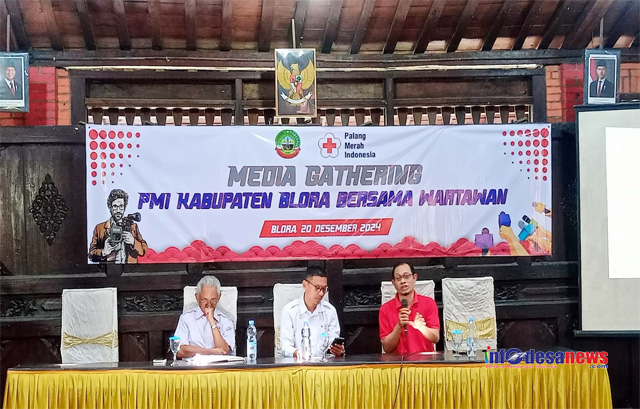 PMI Blora Mengadakan Media Gathering Bersama Wartawan