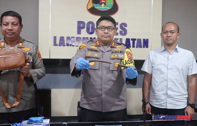 Provokator Bersenjata Tajam Di Eksekusi Lahan PTPN 7 Diamankan Polres Lampung Selatan