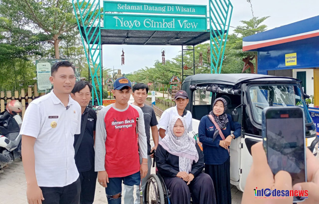 Kades Bangsri Kembali Menyerahkan Bantuan Kepada Difabel Blora Mustika