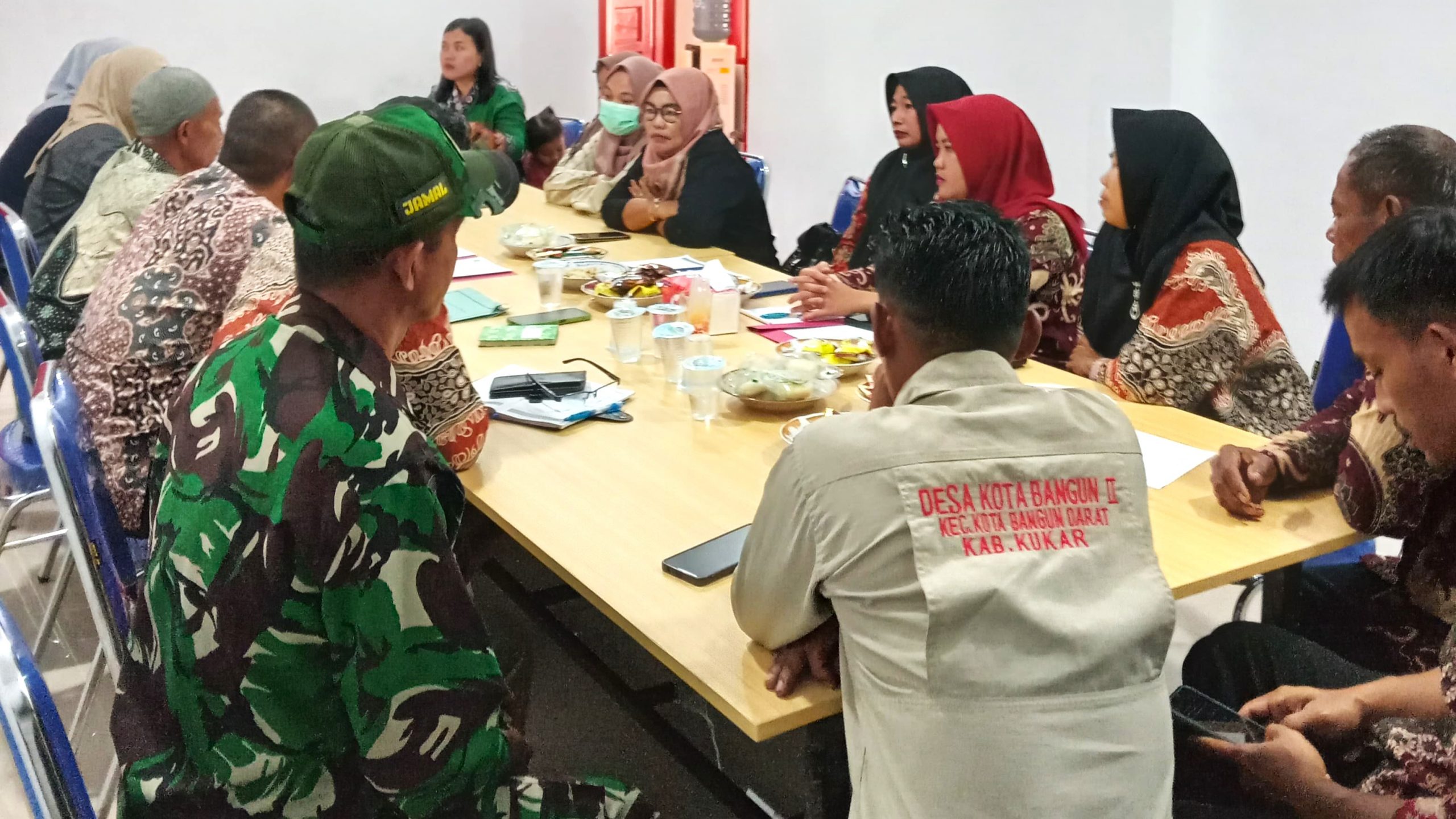 Babinsa Hadiri Rapat Koordinasi Sinkronisasi Pemuktahiran Data Setanting