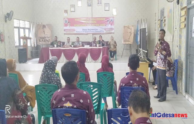 Tushandoro Pimpin Musdesus TA-2025 Di Desa Rejomulyo