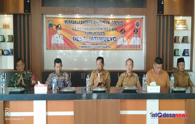 Pemdes Karya Mulyasari Gelar MusDes Penetapan Penerima BLT DD Ta-2025