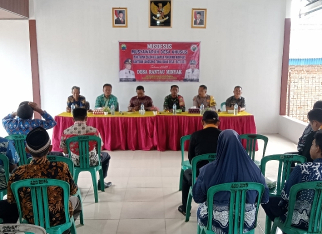 Pemdes Rantau Minyak Tetapkan Penerima BLT DD Ta-2025