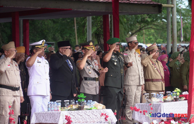 Dandim 0906/kkr Hadiri Upacara Peristiwa Merah Putih Sanga-Sanga