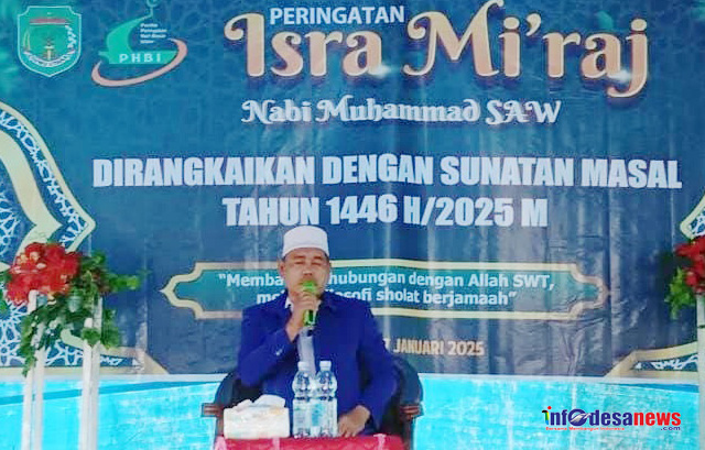 Isra Mi’raj di Desa Mulyorejo: 20 Anak Dikhitan, Wakil Ketua DPRD Lutra Ajak Tegakkan Salat dan Syukur