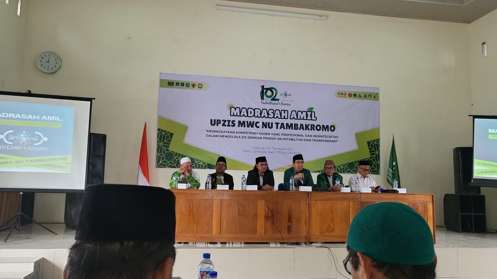 Tingkatkan Profesionalitas Pengelolaan, 19 Ranting NU Se-Tambakromo Ikuti Madrasah Amil