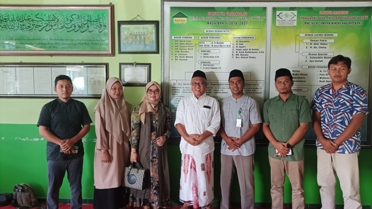 LAZISNU PCNU Pati Bekali Manajemen Baru Lewat Magang di UPZISNU MWCNU Winong