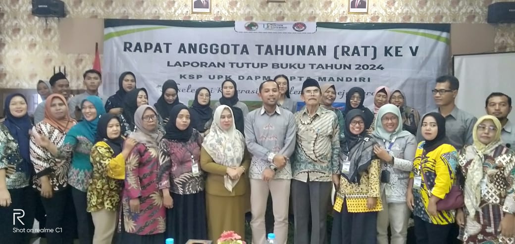 UPK DAPM Cipta Mandiri Gelar RAT Ke-V di Hotel Soeltan Luxe Lampung