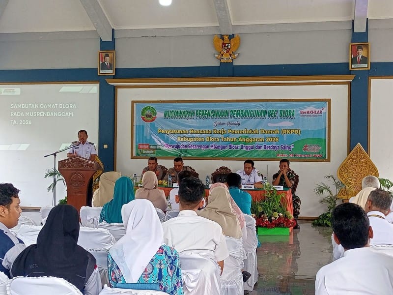 Musrenbang Kecamatan, Camat Blora Membahas 566 Usulan Dari 16 Desa dan 12 Kelurahan