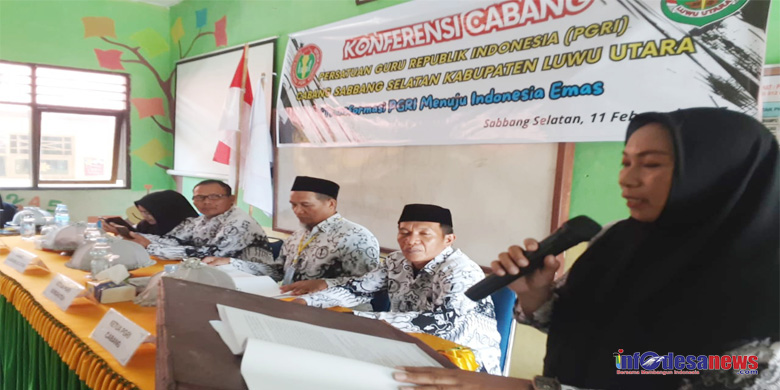 PGRI Sabbang Selatan Gelar Konkercab V