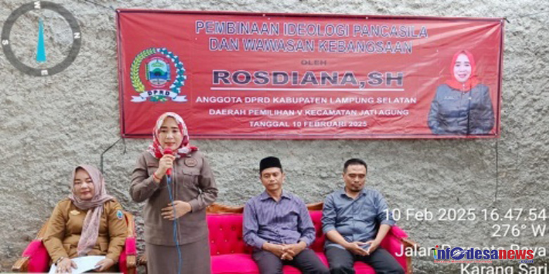 Rosdiana, Ajak Masyarakat Amalkan Nilai Nilai Pancasila Dalam Kehidupan Sehari-hari